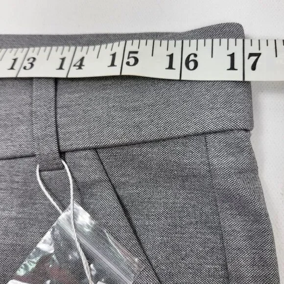 IChosy Women's Casual Dress Pants High Waist Pull Up Size 12 Gray Barely Bootcut - Picture 8 of 10